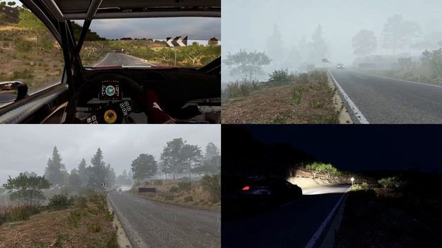 Dirt 4 - Weather Comparison in Spain | Ford Fiesta R5 смотреть онлайн