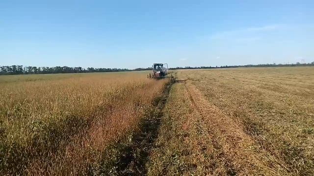 Самодельная жатка для Т-25 (русский ответ John Deere) смотреть онлайн