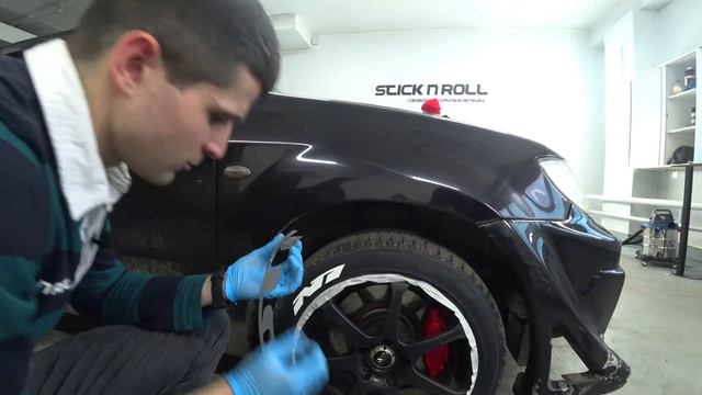 Инструкция по установке наклеек на шины от компании Tony Motors смотреть онлайн