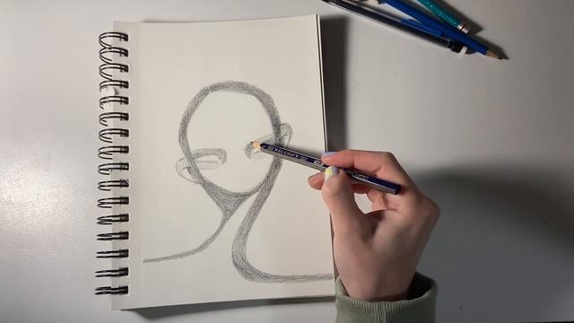 Sketching. Just a relaxing draw with me. смотреть онлайн