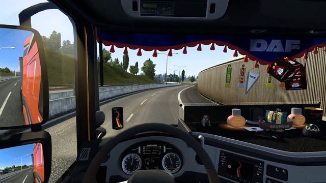 ETS2 1.40 - Euro Truck Simulator 2 - Daf XF Euro 6 - Frankfurt (D) to Bern (CH) смотреть онлайн