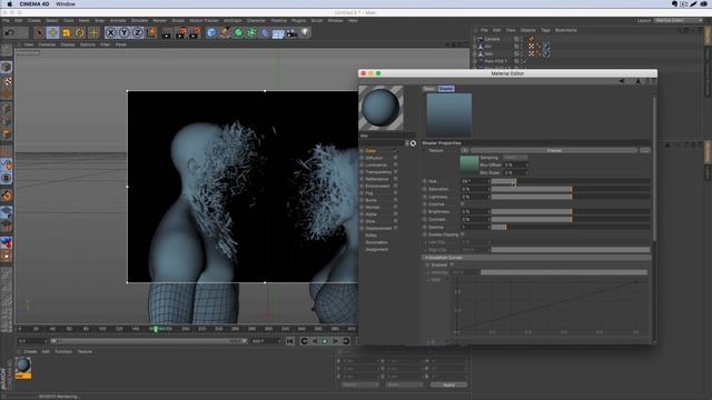 Создание эффектной композиции из клипа Linkin Park в Cinema 4D смотреть онлайн