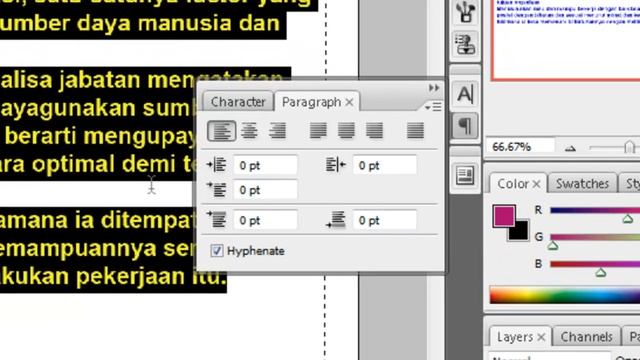 Cara Mengatur Paragraf di Photoshop CS 3 смотреть онлайн