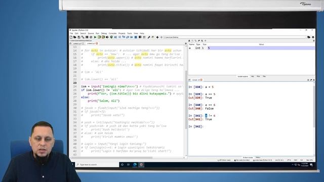 #10 Python Darslari | if-else shartlari va tarmoqlanish смотреть онлайн