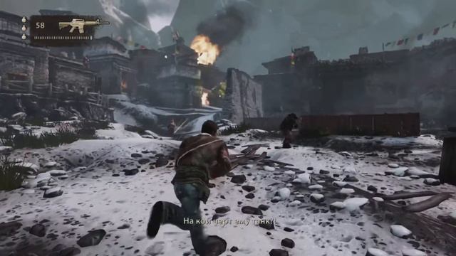Это уже Фар Край 4 какой-то... Замес в Тибетской деревне - Uncharted 2: Among Thieves # 8 смотреть онлайн