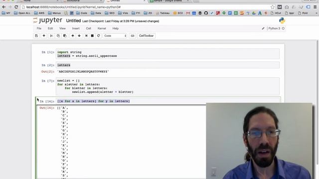 Python List Comprehension Tutorial (with Cartesian Product) смотреть онлайн