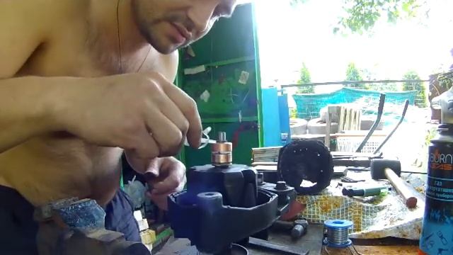 Ремонт генератора своими руками ( замена ланэлей ) !!!! смотреть онлайн