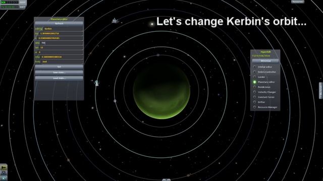 Kerbal Space Program - Messing around with HyperEdit смотреть онлайн