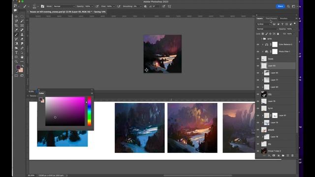 Winter Scene in Photoshop with Tiffanie Mang смотреть онлайн