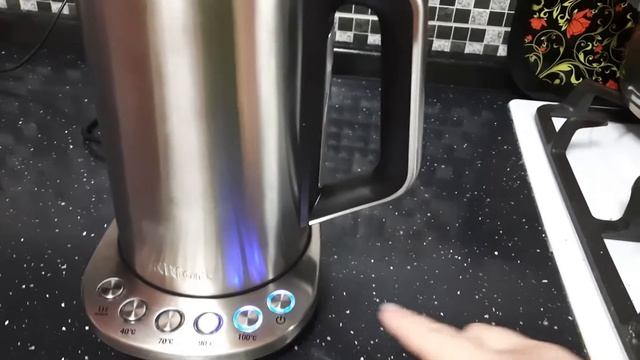 Обзор электрического чайника с терморегулятором Kitfort KT-621 смотреть онлайн