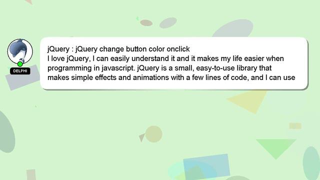 jQuery : jQuery change button color onclick смотреть онлайн