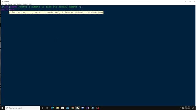 DECIMAL TO BINARY | PYTHON | SINGLE LINE OF CODE смотреть онлайн