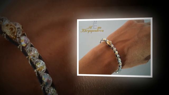 Браслеты ШАМБАЛА. Swarovski Bracelet смотреть онлайн