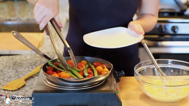 Asparagus & Prosciutto Frittata - EASY Breakfast & Brunch Recipe!