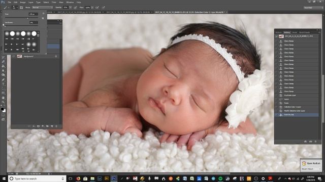 Newborn Photography | How To Retouch Skin So It DOESN'T Look FAKE | Photoshop Tutorial смотреть онлайн