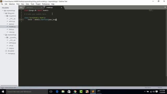 Best Way to Learn Django - 6 Create Model and Make Migrations | Django Tutorial | Express Habib смотреть онлайн