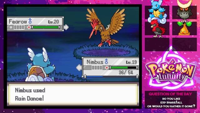 Pokemon Infinity Part 5 FLY AND EXP SHARE Pokemon Fan Game gameplay Walkthrough смотреть онлайн