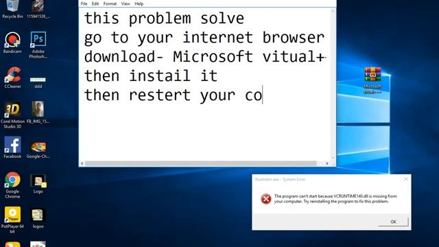 How to solve VCRUNTIME140.dll Missing System Error on Windows-7/8/10 (full tutorial)-2020 смотреть онлайн