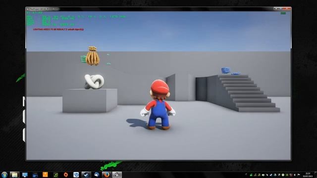 Unreal Engine 4: Supermario Nvidia Flex Physx Demo Test on Asus GTX 750 TI OC - 1080p60 - OSD/FPS смотреть онлайн