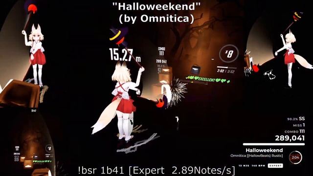 [Beat Saber]"Halloweekend"(by Omnitica) [Expert] / UPDATE 1.25.1 #halloween смотреть онлайн