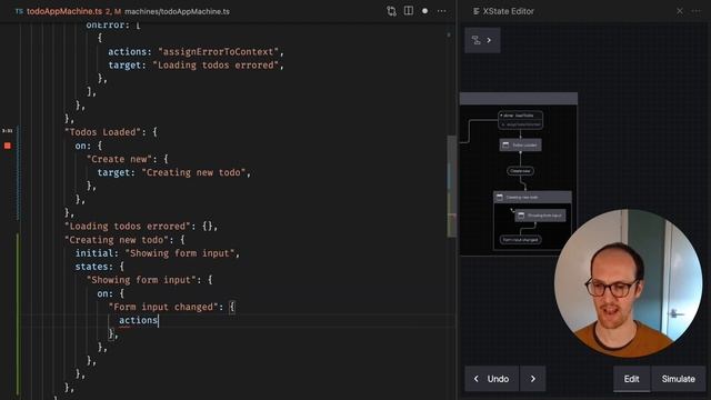 React & XState Tutorial #7 - Hierarchical states смотреть онлайн