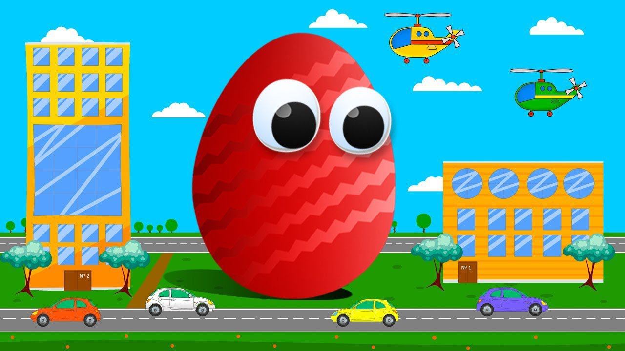 В Город Машинок привезли САМОЕ БОЛЬШОЕ ЯЙЦО С СЮРПРИЗОМ В МИРЕ смотреть онлайн