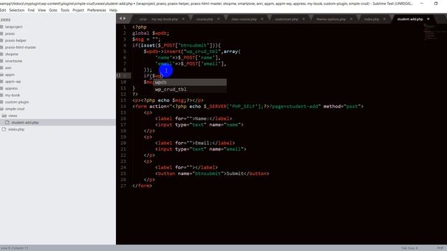 WordPress WPDB CRUD Plugin Development Tutorials Bangla #100 $wpdb crud смотреть онлайн