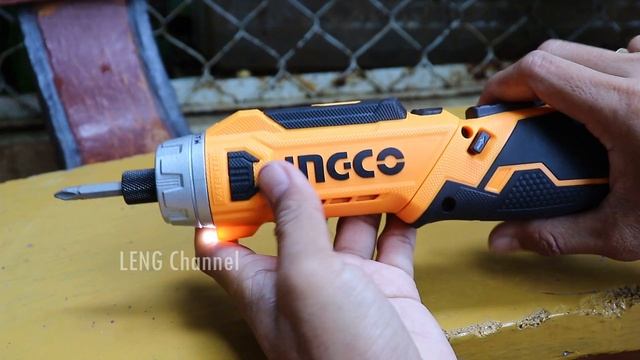 Tools Review INGCO Lithium Ion Cordless Screwdriver Model CSDLI0801