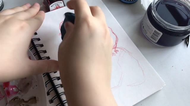 ДОРОГО vs ДЕШЕВО: ТУШЬ | Рисую ИНКТОБЕР разной тушью смотреть онлайн