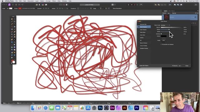 Affinity Photo : Live scribble sketch background tutorial HOW TO смотреть онлайн