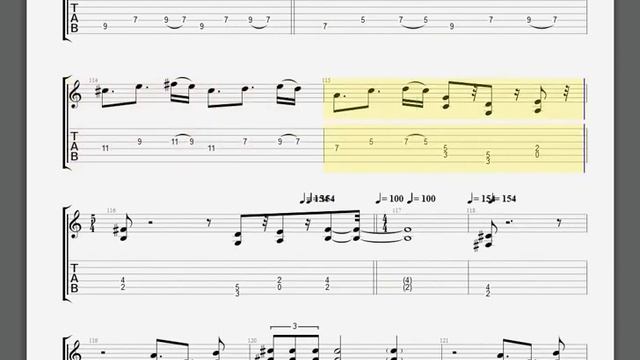 Metallica Helpless James guitar tablature смотреть онлайн