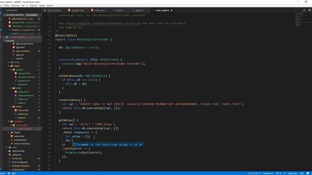 Curso de Ionic 3: Trabajando con SQLite Parte 4: Trabajando en Provider смотреть онлайн