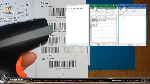 ? Escaner Lector de Codigo de Barras 1D Como Instalar y Usarlo BARCODE TERA 5100 @bellonets смотреть онлайн