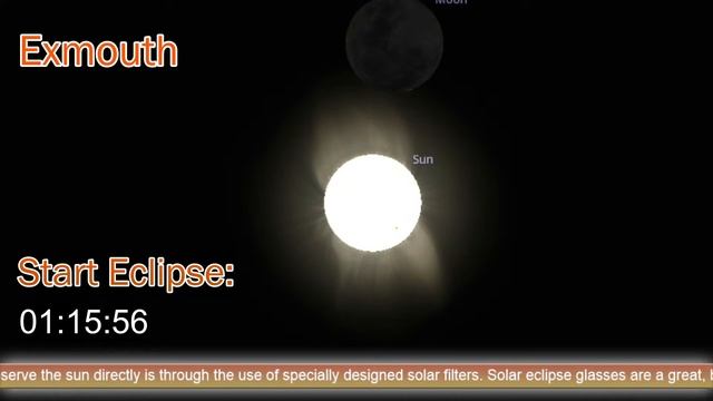 LIVE HYBRID SOLAR ECLIPSE COUNTDOWN (EXMOUTH)! смотреть онлайн