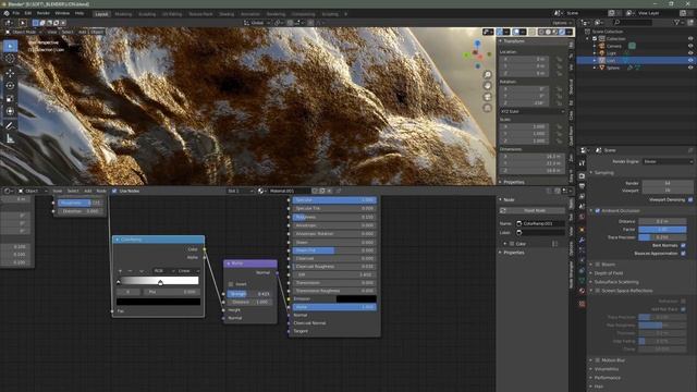 PBR Материал ржавчина на стали blender 3d (уроки blender) смотреть онлайн