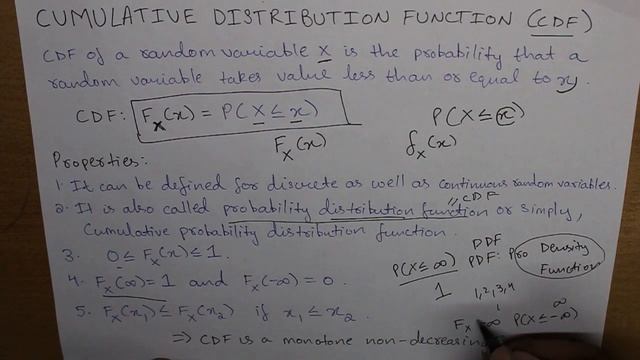 Cumulative Distribution Function (CDF) | Random Signal Theory | Digital Communication IPU DC Unit 2 смотреть онлайн