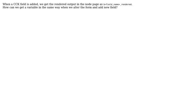 Drupal: Output the field as $＜field_name＞_rendered in the node page смотреть онлайн