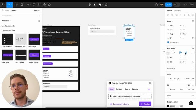 How to publish multi-page forms and surveys from a Figma design смотреть онлайн