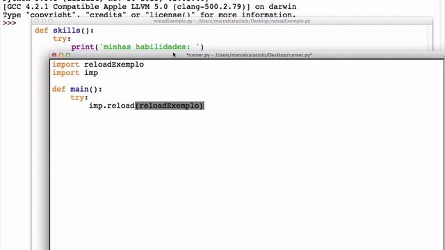 Python reload: Recarregando módulos python programaticamente смотреть онлайн