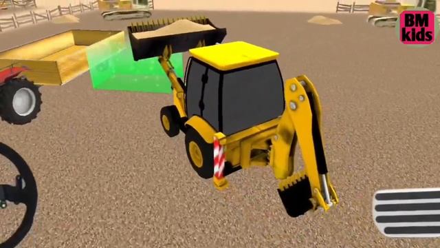 Real Construction Simulator॥ Tractor Game॥ BM kids ॥ смотреть онлайн
