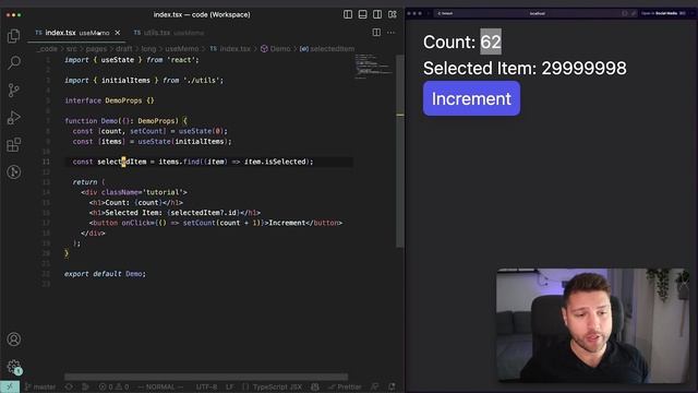 Learn React Hooks: useMemo - Simply Explained! смотреть онлайн