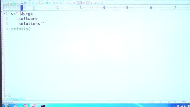 Python Tutorial || Str Data Type || representations by using single,double and triple quotes смотреть онлайн