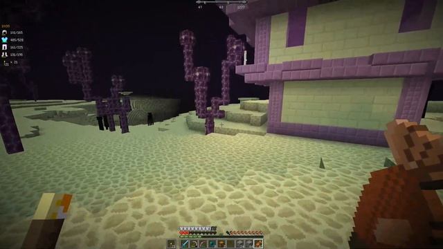Minecraft: Skyblock 3 - #22 Крепость в энде смотреть онлайн