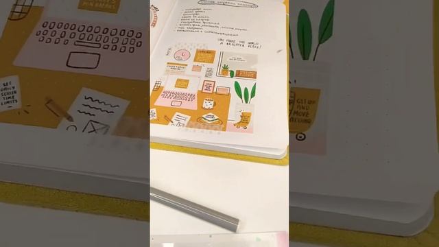Оформляем блокнот в точку #творчество #планирование #bulletjournal #скетчбук смотреть онлайн