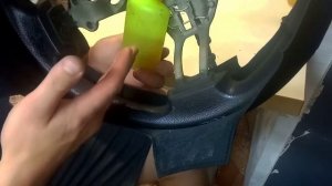 Перетяжка руля Nissan Note 2011. Детайлинг салона. Перетяжка своими руками