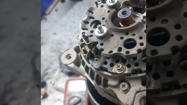 РЕМОНТ ГЕНЕРАТОРОВ - ДИАГНОСТИКА ГЕНЕРАТОРА ТОЙОТА , ОТГОРЕЛ ДИОД. ЗАМЕНА МОСТА смотреть онлайн