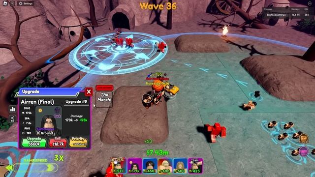 ME SURPREENDEU A WAVE Que Os 3 EREN'S CHEGARAM No INFINITE MODE No ALL STAR TOWER DEFENSE