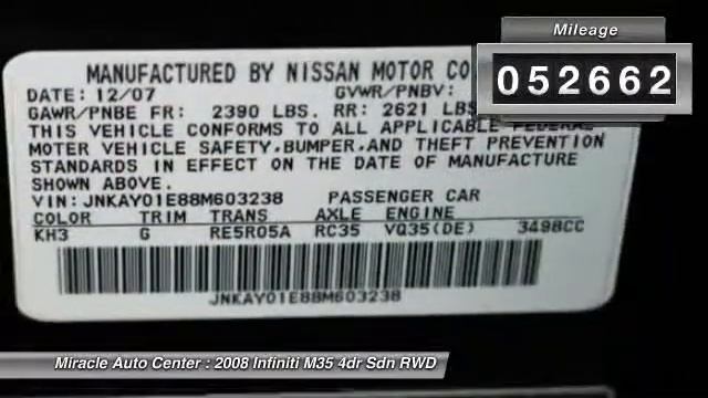 2008 Infiniti M35 4dr Sdn RWD Winter Haven FL 33881 смотреть онлайн