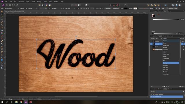 Affinity Photo - Wood-burn Effect смотреть онлайн