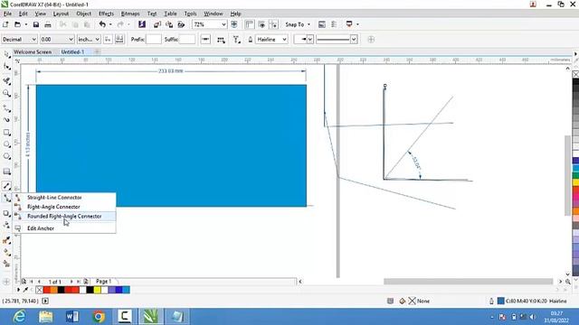 Corel Draw X7 Complete Course - Tutorial # 11 - Dimensions and Connectors смотреть онлайн